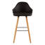 Kai Upholstered Bar Stool with Solid Wood Frame-138653062
