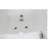 52'' x 29.25'' Walk-in Fiberglass Bathtub with Faucet