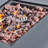 Square Polyresin Propane Fire Pit Table with Lid