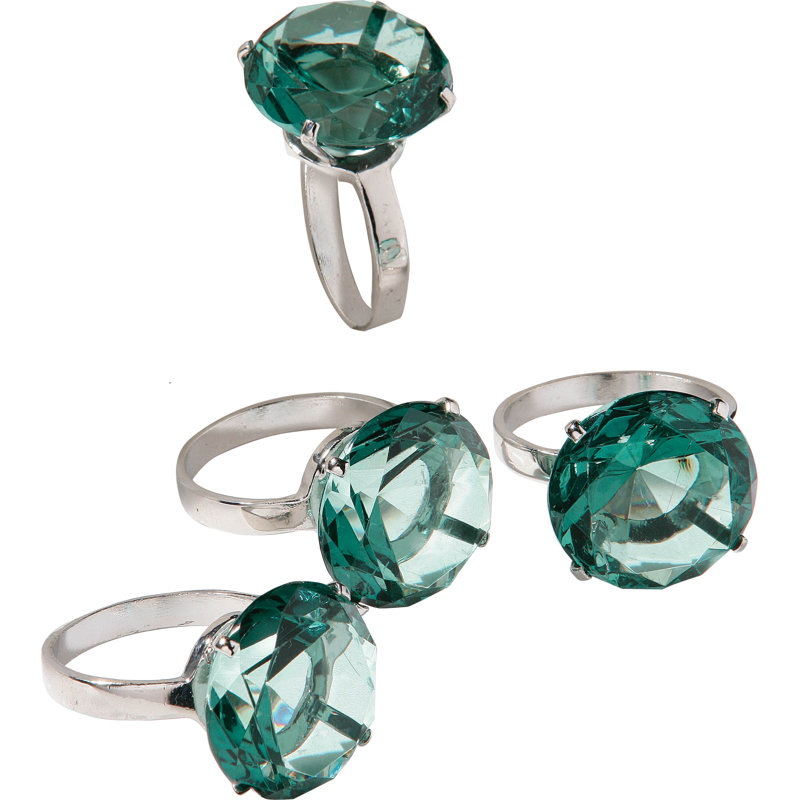 Metal Napkin Ring, Teal