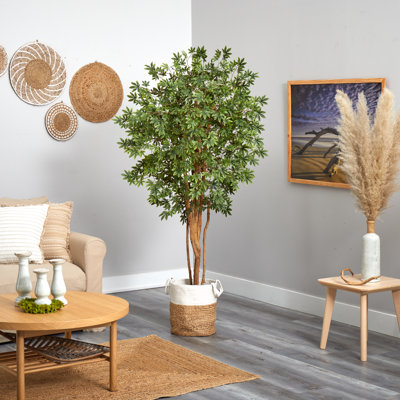 72'' Faux Maple Tree in Planter