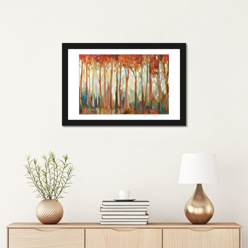 Marble Forest I par Allison Pearce - Impression sur toile tendue sur châssis, H 24 po x l 32 po x P 1 po, Blanc