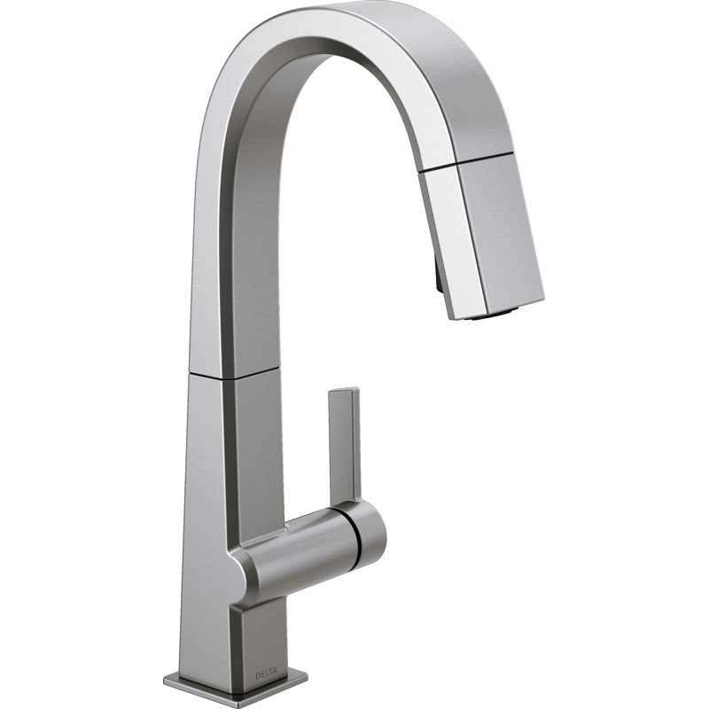 Robinet de bar escamotable pivotant, Acier arctique
