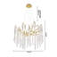 Lustre géométrique unique à 10 lumières