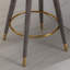 Ensemble de 2 tabourets de bar élégants avec pieds en bois massif, rotation à 360 degrés et conception ergonomique confortable pour les cuisines modernes-2045829090