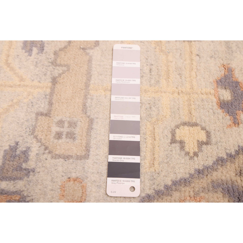 Tapis gris Royal Oushak 9 pi 1 po x 8 pi 10 po