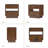 Nance Mid-Century Modern 3-Drawer Nightstand with Hidden Drawer and Built-In Outlets-106884647