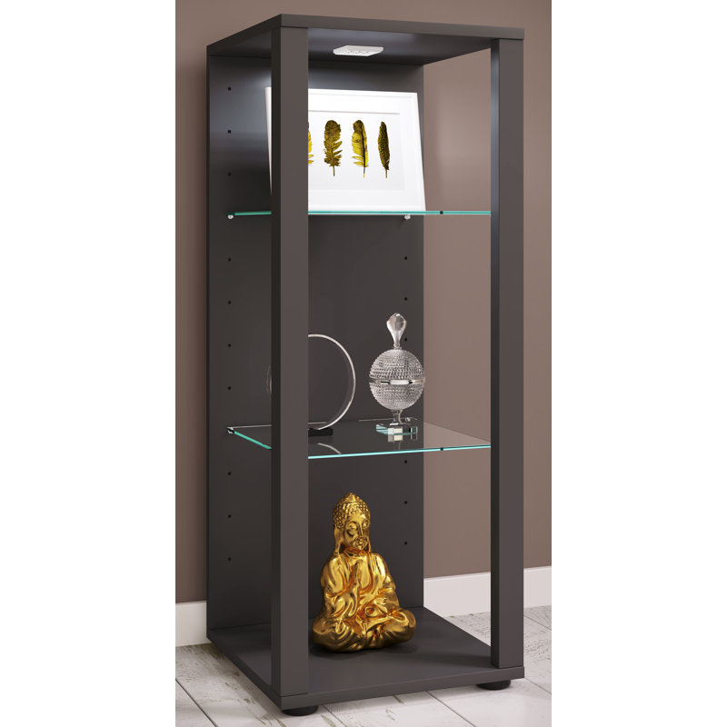 Celerino Display Cabinet, Anthracite