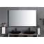Miroir de salle de bain 60 po x 36 po avec rétroéclairage à DEL, fixation murale, brouillard, mémoire, grand réglage réglable incassable 60 po x 36 po pour meuble-lavabo, fixation, fonction mémoire, grand, réglable,