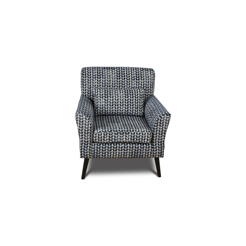 Bundella Upholstered Club Chair, Blue