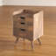 Damita 45cm W Solid Wood Bedside Table