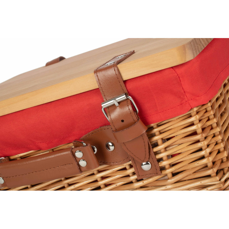 Wicker Gift or Storage Hamper with Lining