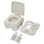Toilette amovible portative 10L avec double sortie