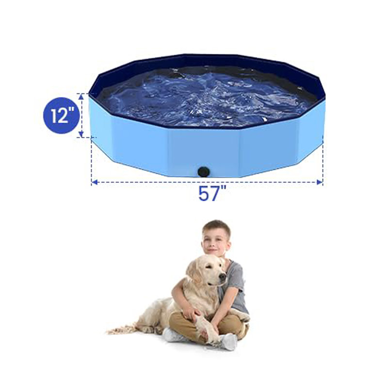 Baignoire pliable en plastique 57 po, L 4,75 po x H 12 po