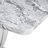 Modern 7-Piece Faux Marble Dining Table Set with Upholstered Chairs-505819573-506348732
