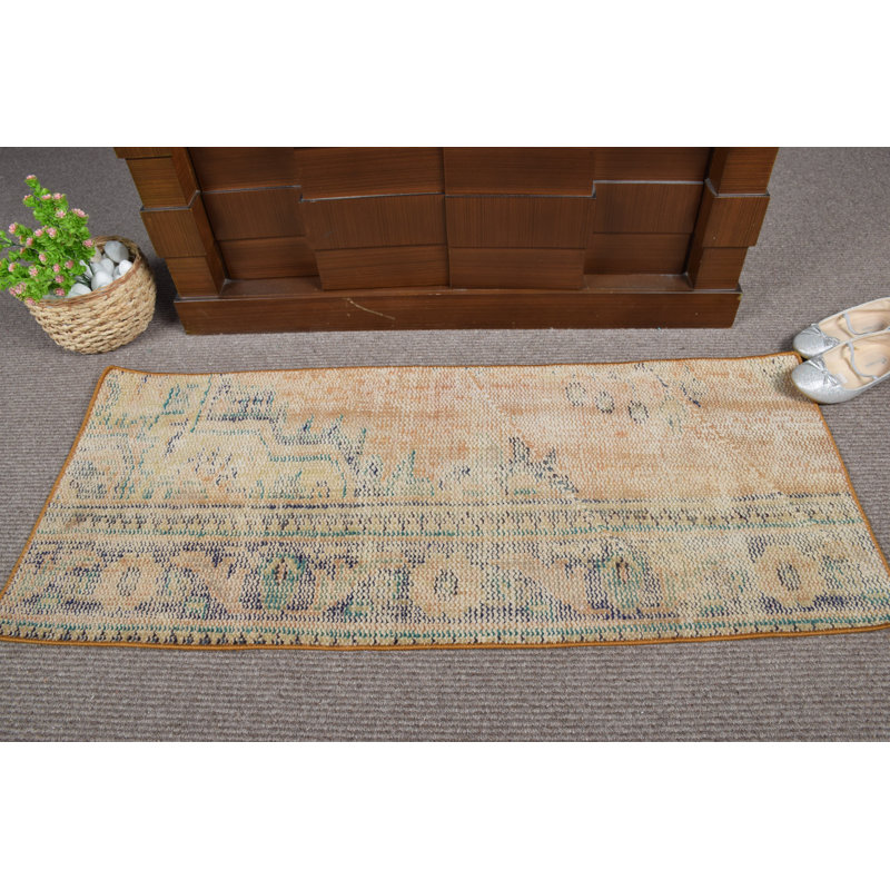 Petit tapis turc Oushak antique de style antique pour des cadeaux polyvalents de décoration intérieure et de pendaison de crémaillère