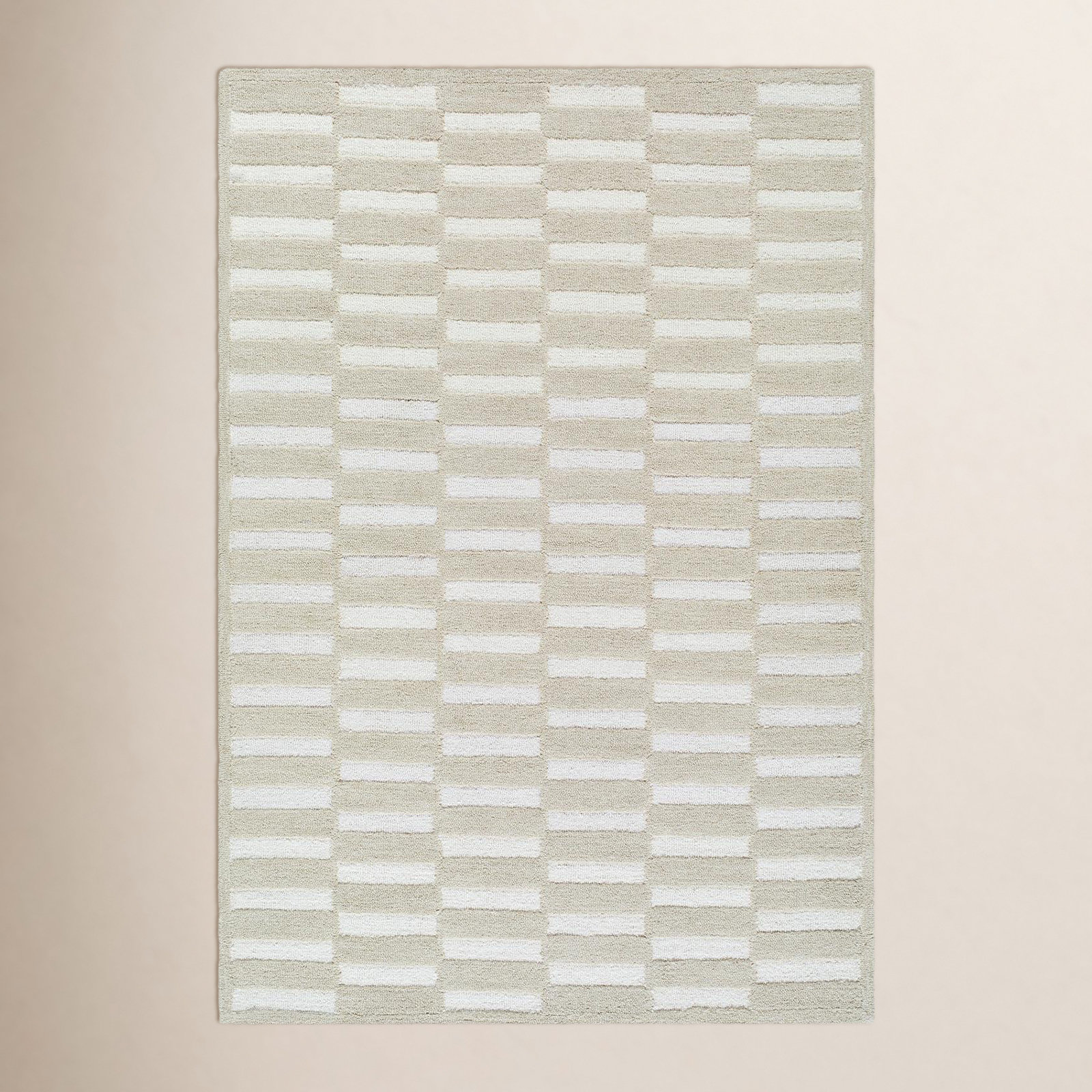 Wright Hand-Tufted Geometric Accent Rug, Rectangle 5' x 7'6"