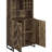 Harlie Rustic Oak 2-doors Wine Cabinet