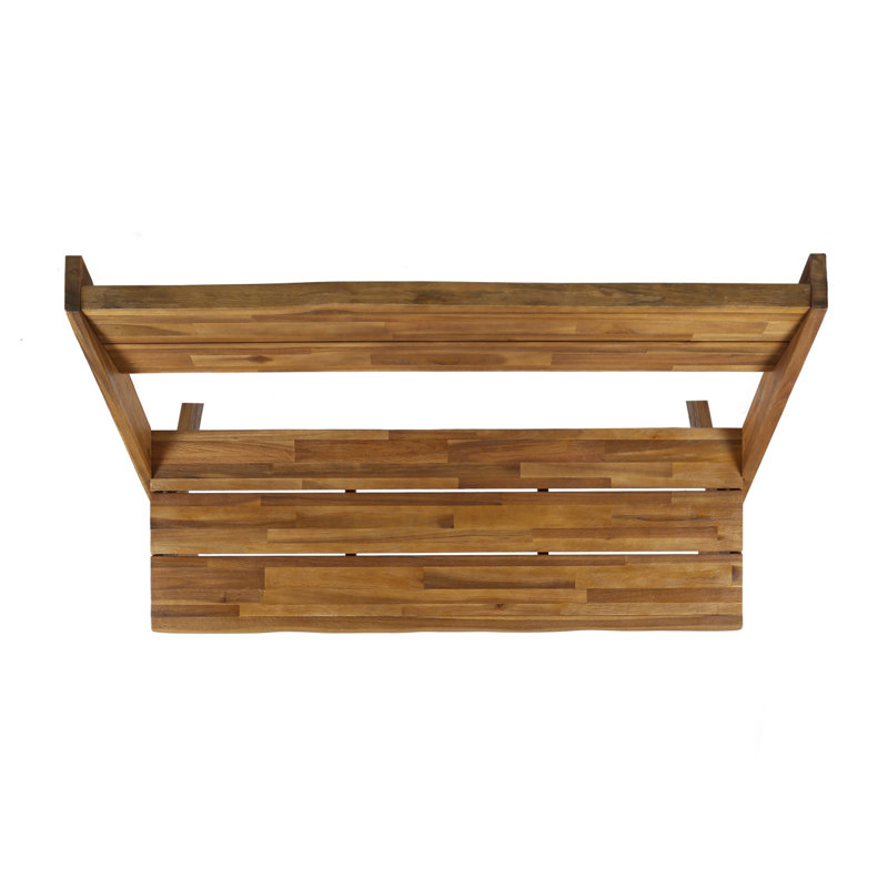 Banc en bois au design rustique pour jardin et parc