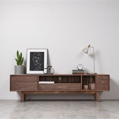 Creative Solid Wood TV Stand