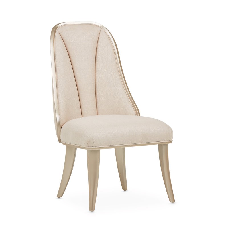 Villa Cherie Tufted Dining Side Chair, Caramel