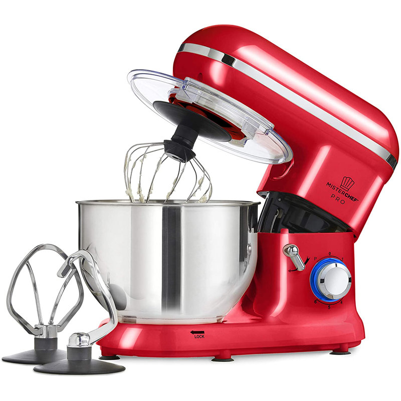 Food Stand Mixer Red
