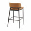Metal And Leathaire Barstool (Set Of 2)