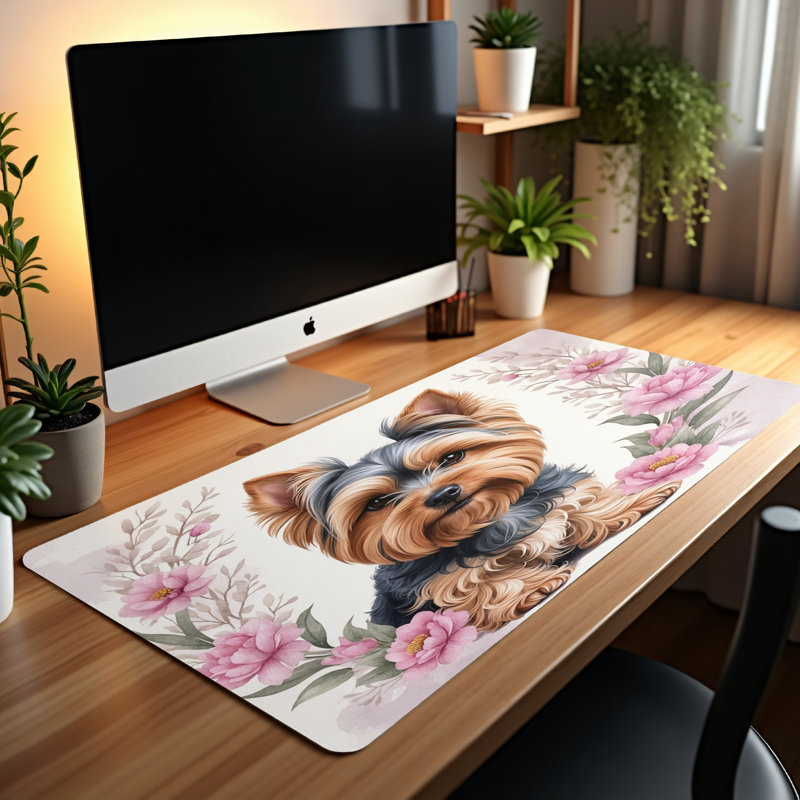 Polyester Desk Pad, 23.6x13.8