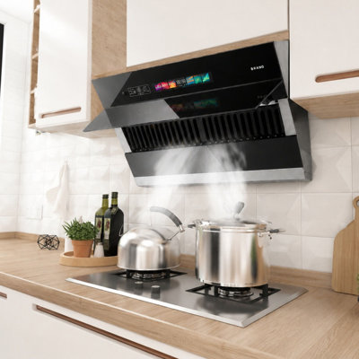 BRANO 30 in . 900 CFM Convertible Under Cabinet Range Hood with Light in Stainless Steel