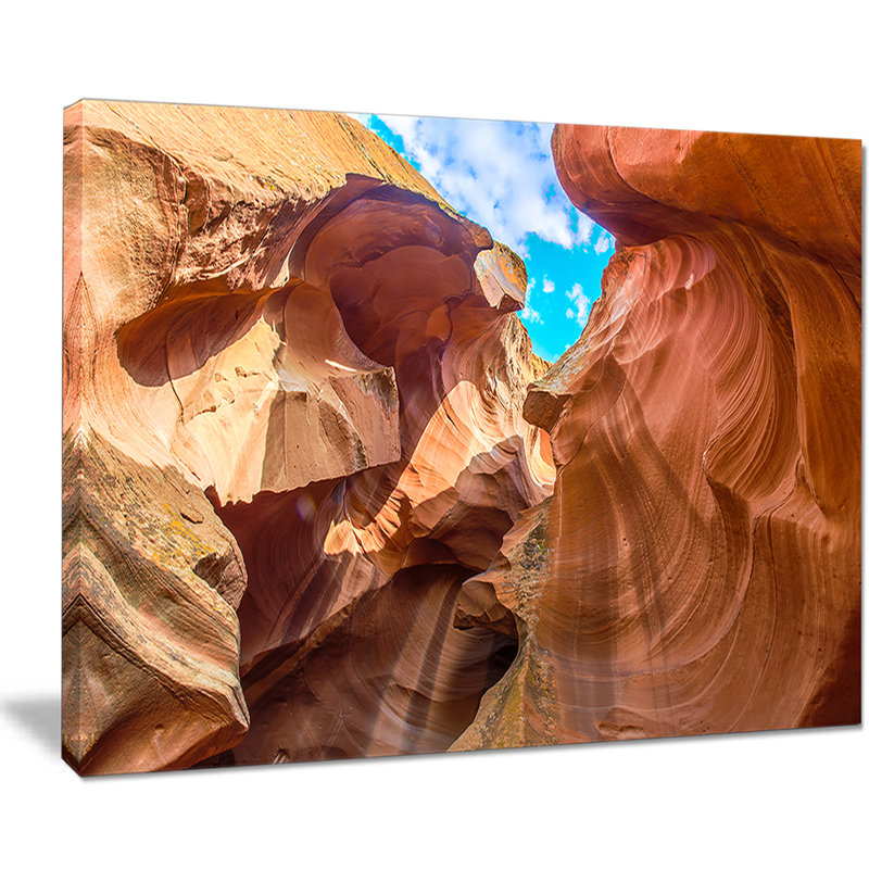 «Sky from Antelope Canyon», reproduction de photo sur toile tendue, H 20 po x l 20 po x P 1 po