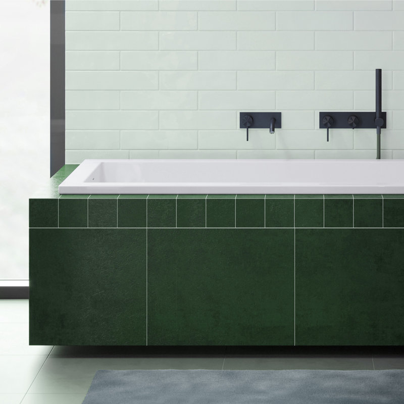 Baignoire encastrée à drain réversible 48 po x 30 po Voltaire