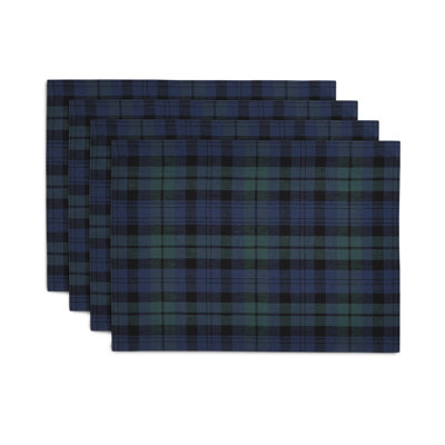 Blackwatch Plaid - 100% Pure Linen Placemats
