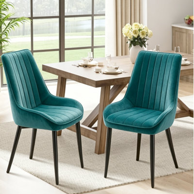 50cm H Upholstered Wing Back Accent