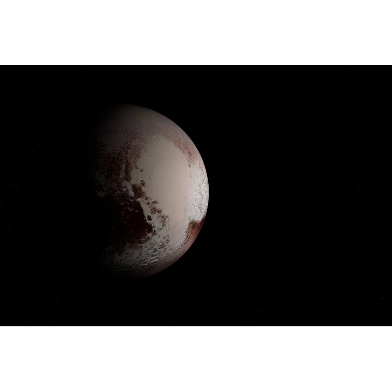 Planète naine Pluton par Gwengoat, H 24 po x l 36 po