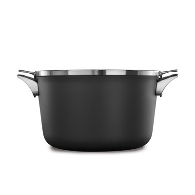 Calphalon Premier Space-Saving Hard-Anodized Nonstick 12 Qt. Stock Pot with Lid