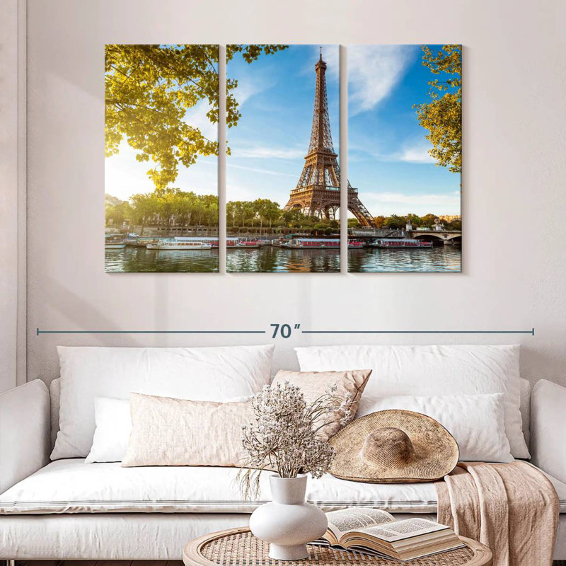 Sebbie Paris Tower, 32" H x 50" W