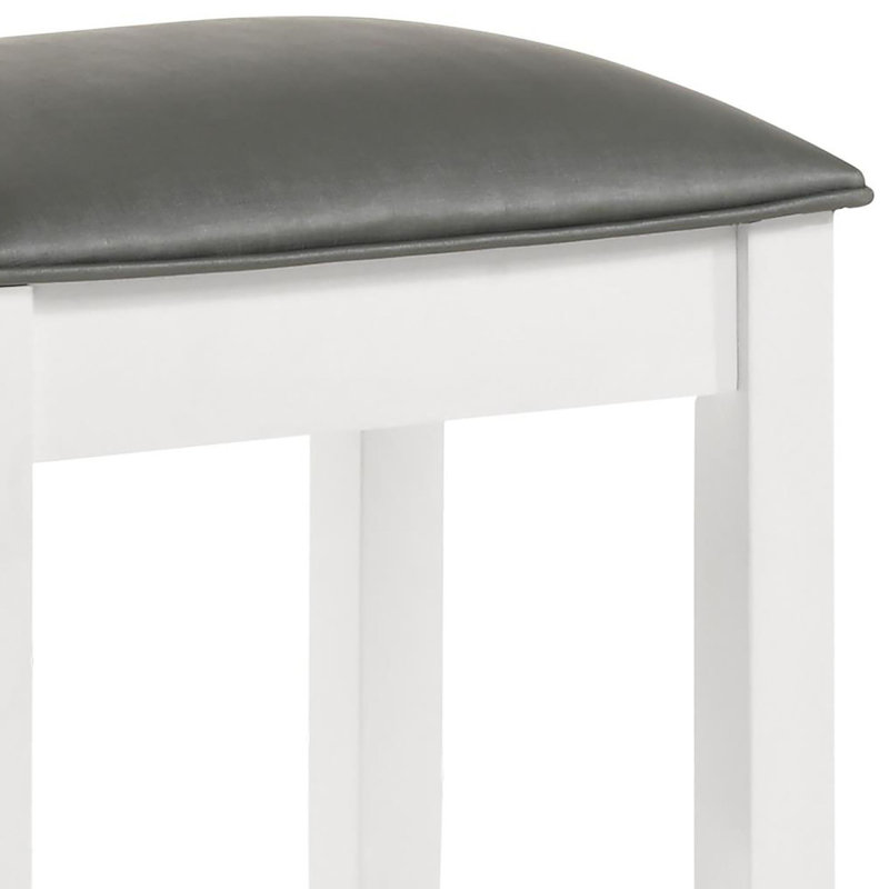 Tabouret de coiffeuse avec siège rembourré