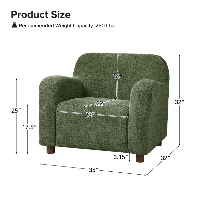 Fauteuil Crestino Berken, Green
