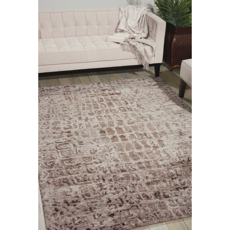 Arumugam Wool Animal Print Indoor Rug, Rectangle 3'9" x 5'9"