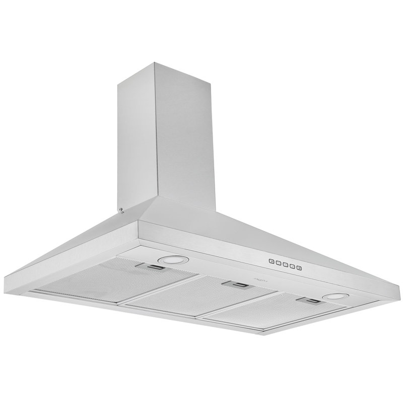 Ancona 30" Stainless Steel 440 CFM Convertible Wall Range Hood with Mesh Filter, Stainless Steel