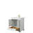 Deborah 30'' Single Bathroom Vanity with Marble Top-97691873