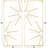 2 Piece Glam Metal Radial Wall Décor Set