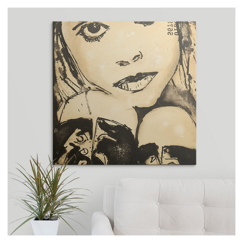 «Star» par Ocilla, reproduction d'art, H 35 po x l 35 po x P 1,5 po, Toile