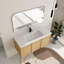 Ensemble de meuble-lavabo simple 48 po avec plateau en résine Melsonby-1899061170