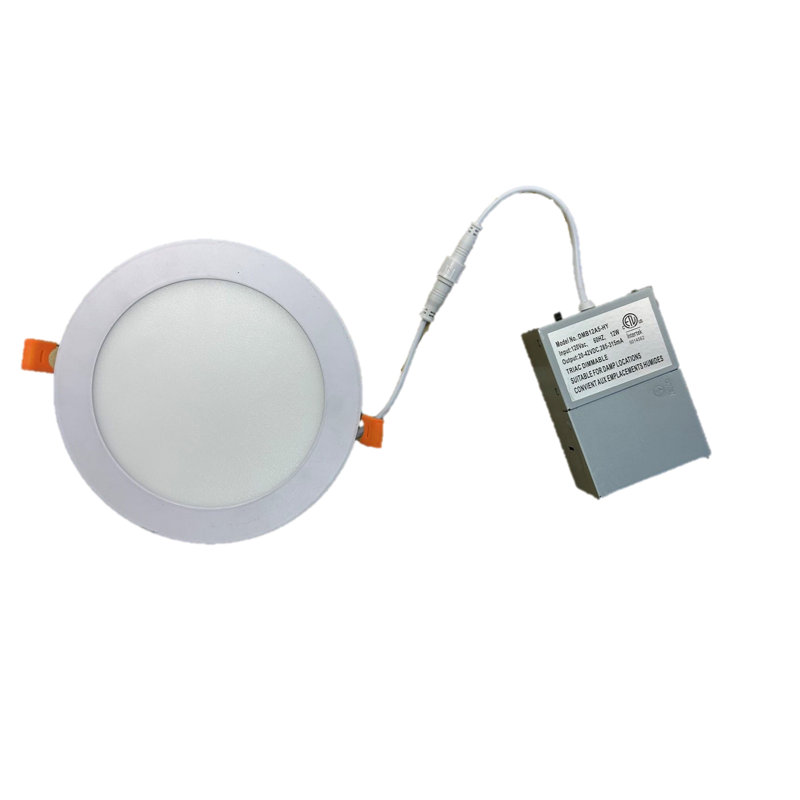 Paquet de 1 ampoule encastrée ultra-mince à DEL de 12 po 5CCT