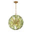 Lustre en laiton vieilli 18,25 po Alerte-976746114-976746115