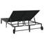 vidaXL Sunbed Reclining Poly Rattan Modern Outdoor Lounger Chair-1598865583