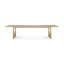 Geometric 123.5'' Solid Wood Rectangle Conference Table