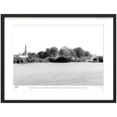 Sapcote, All Saints Church And The Playing Field C1965 - Single Picture Frame Print