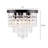 Salley 5-Light 11" Crystal Flush Mount-743535004